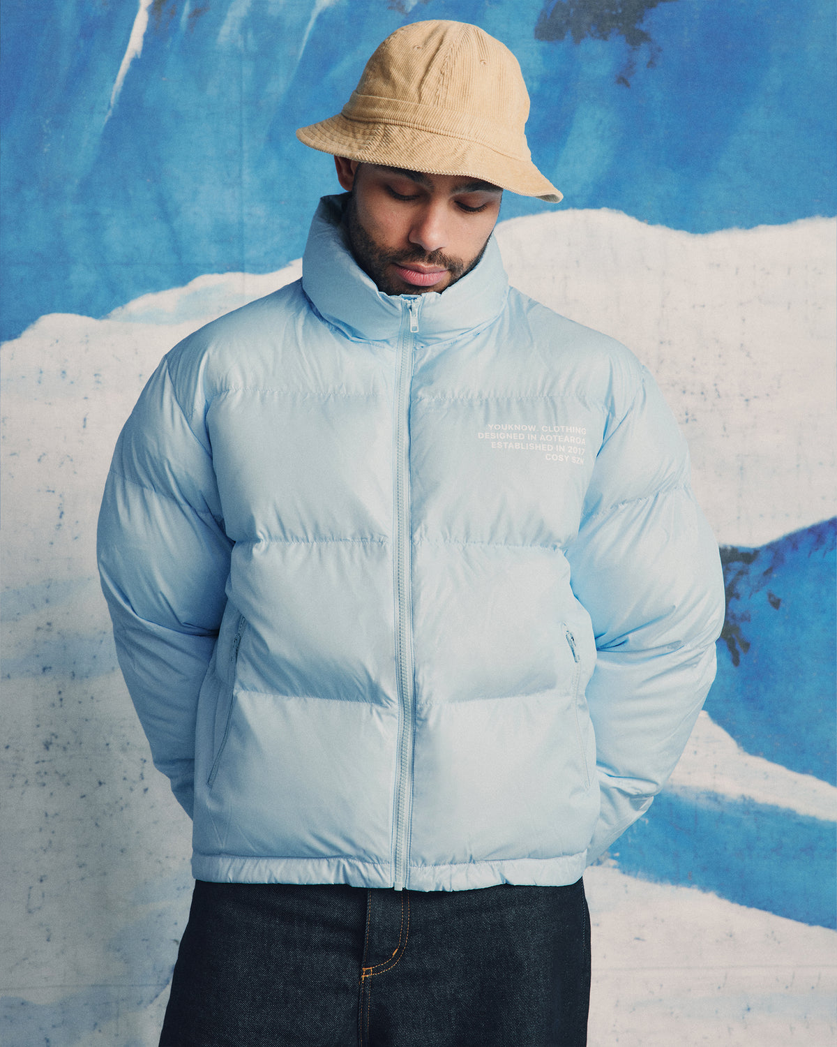 COSYSZN PUFFER | BABY BLUE