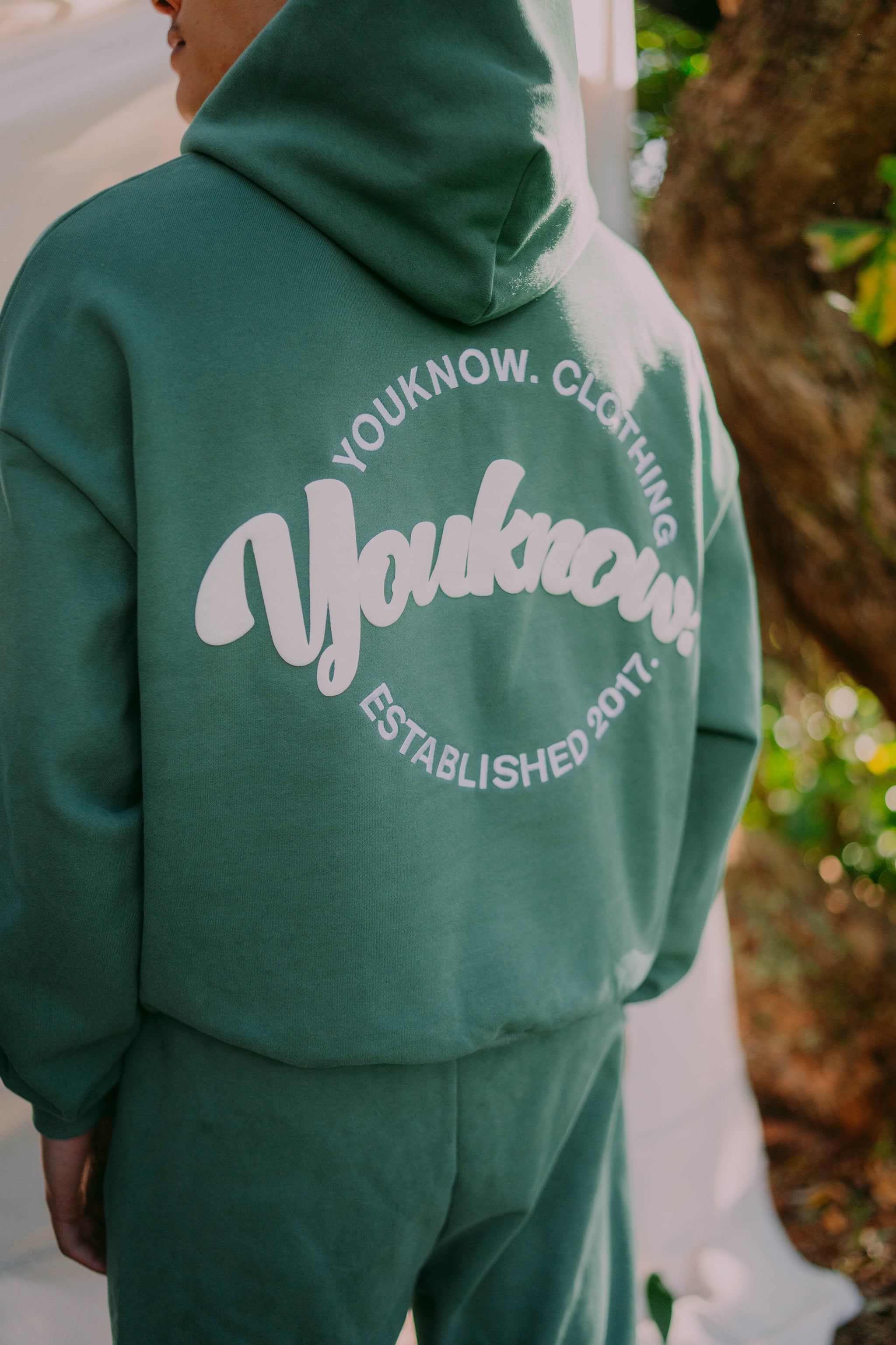 product image  EMERALD GREEN | CIRCLE HOODIE