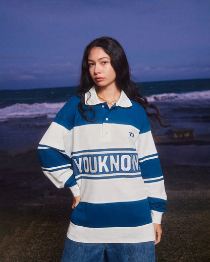 RUGBY LONG SLEEVE | BLUE STRIPE