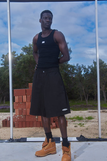 Longline Shorts | Black