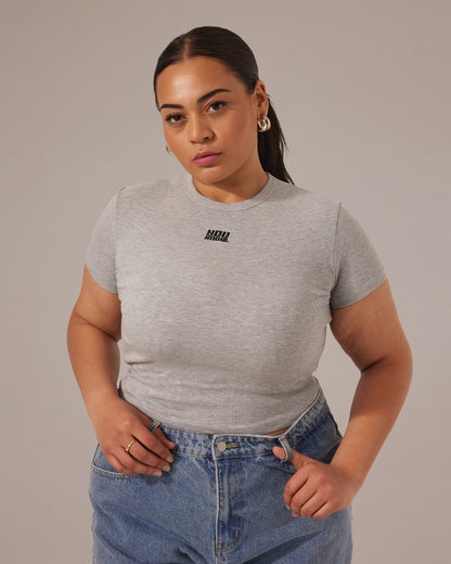 Baby Tee | Grey