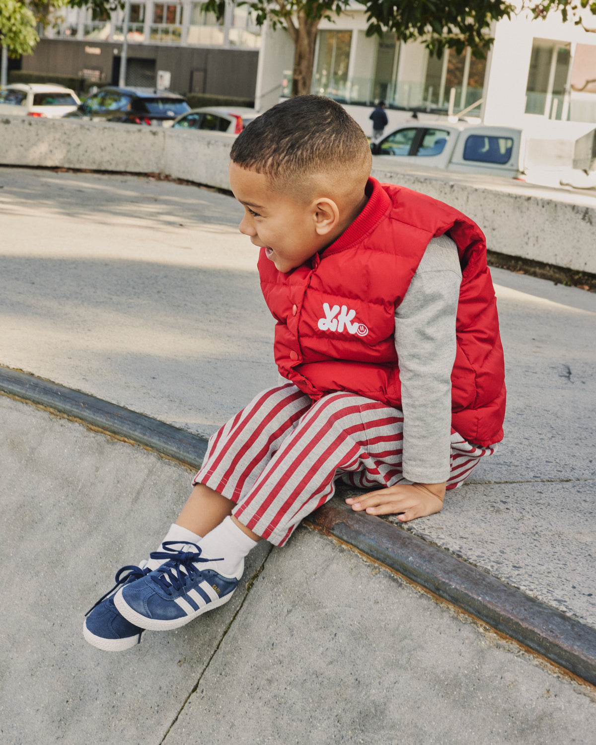 KIDS PUFFER VEST | RED