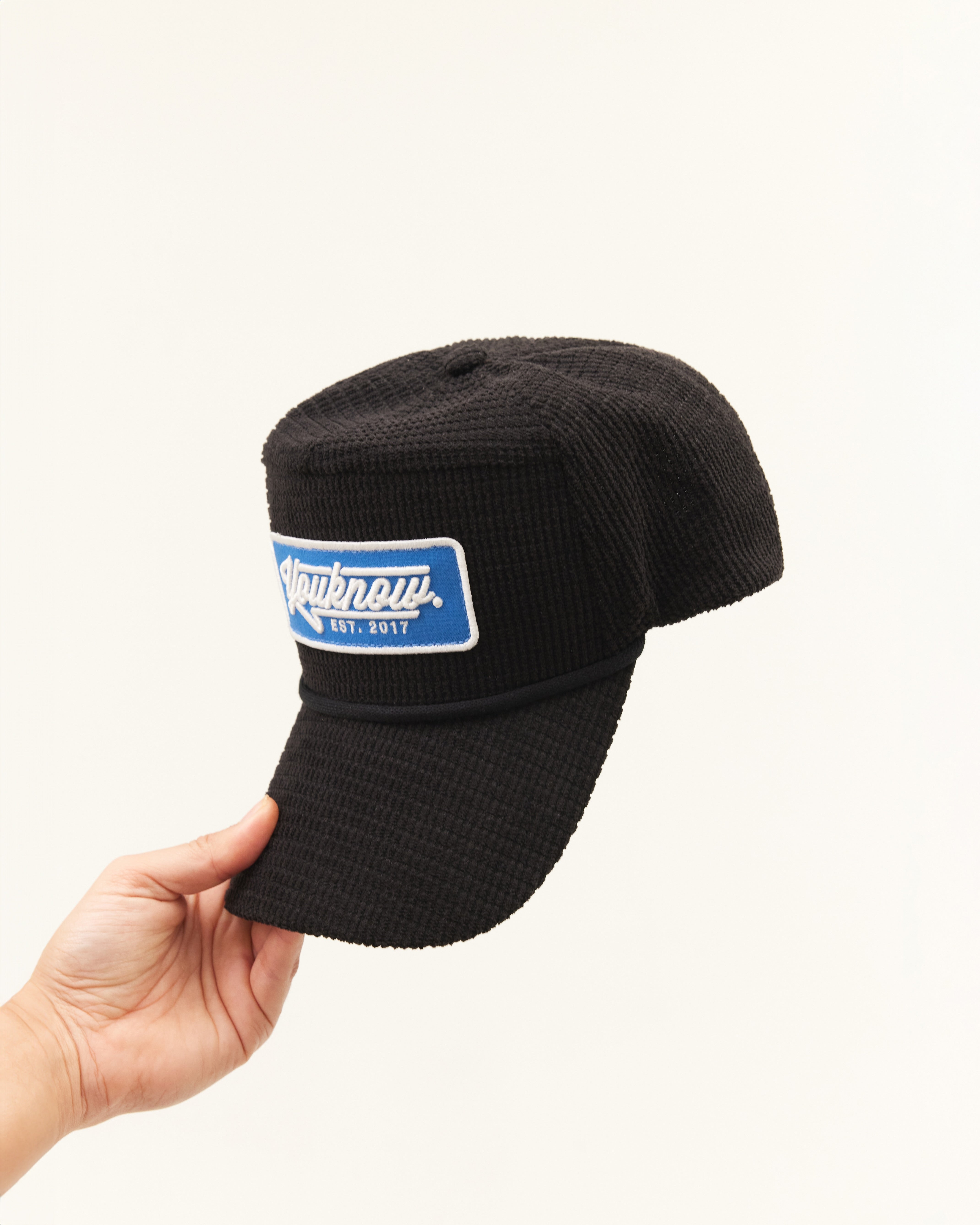 YK CORDUROY HAT | BLACK