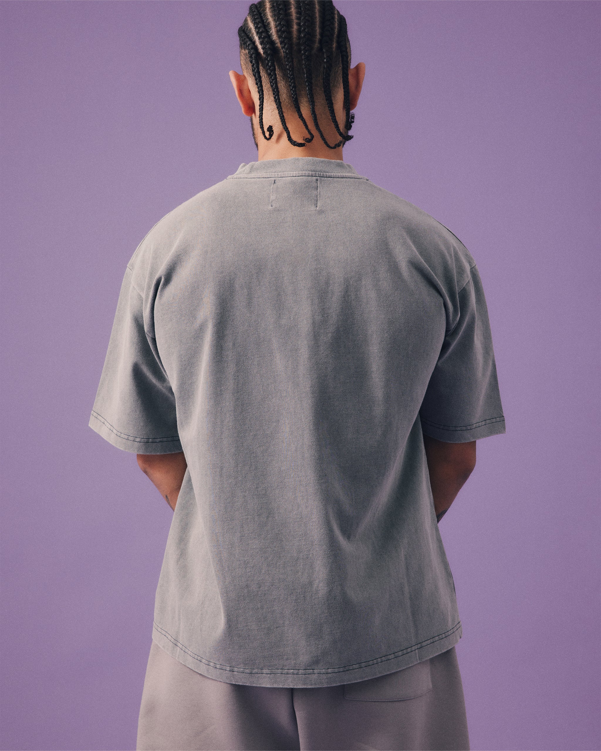 product image  PIGMENT DYE TEE | GREY