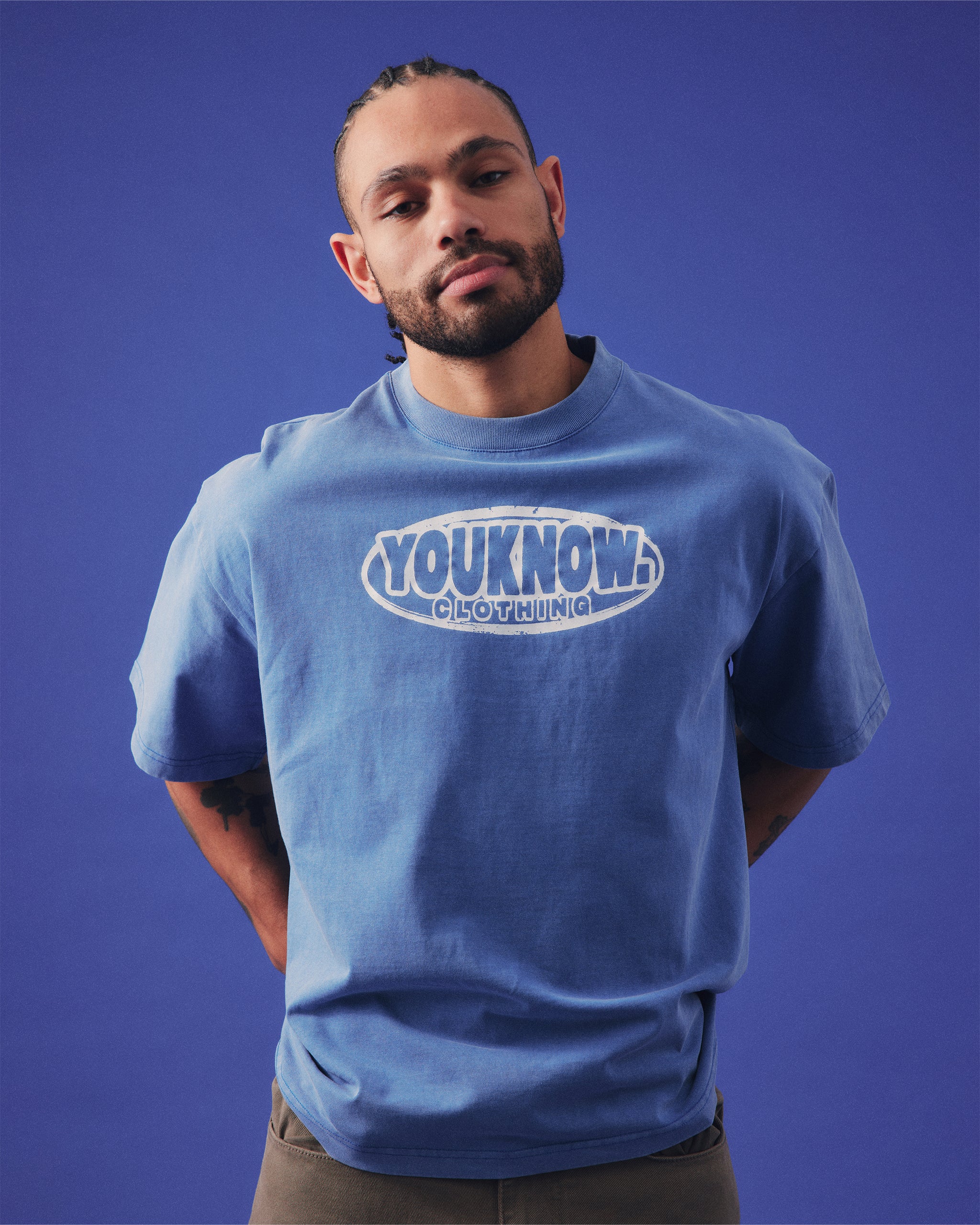 product image  PIGMENT DYE TEE | BLUE
