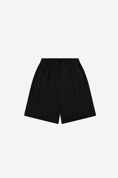 NOTHING PLEATED SHORT | BLACK