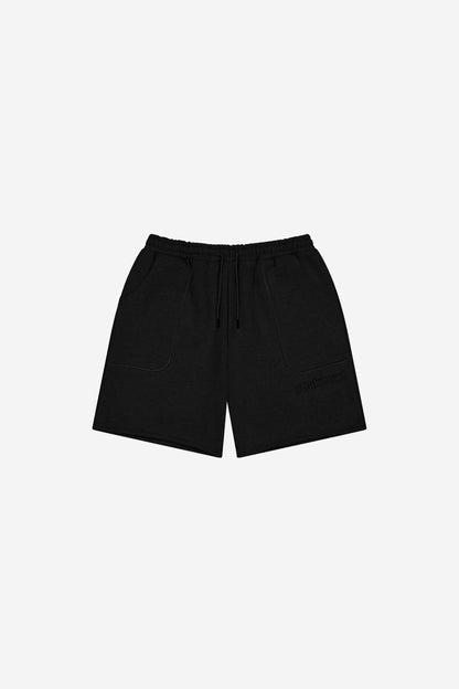 Exposed Seam Shorts | BLACK