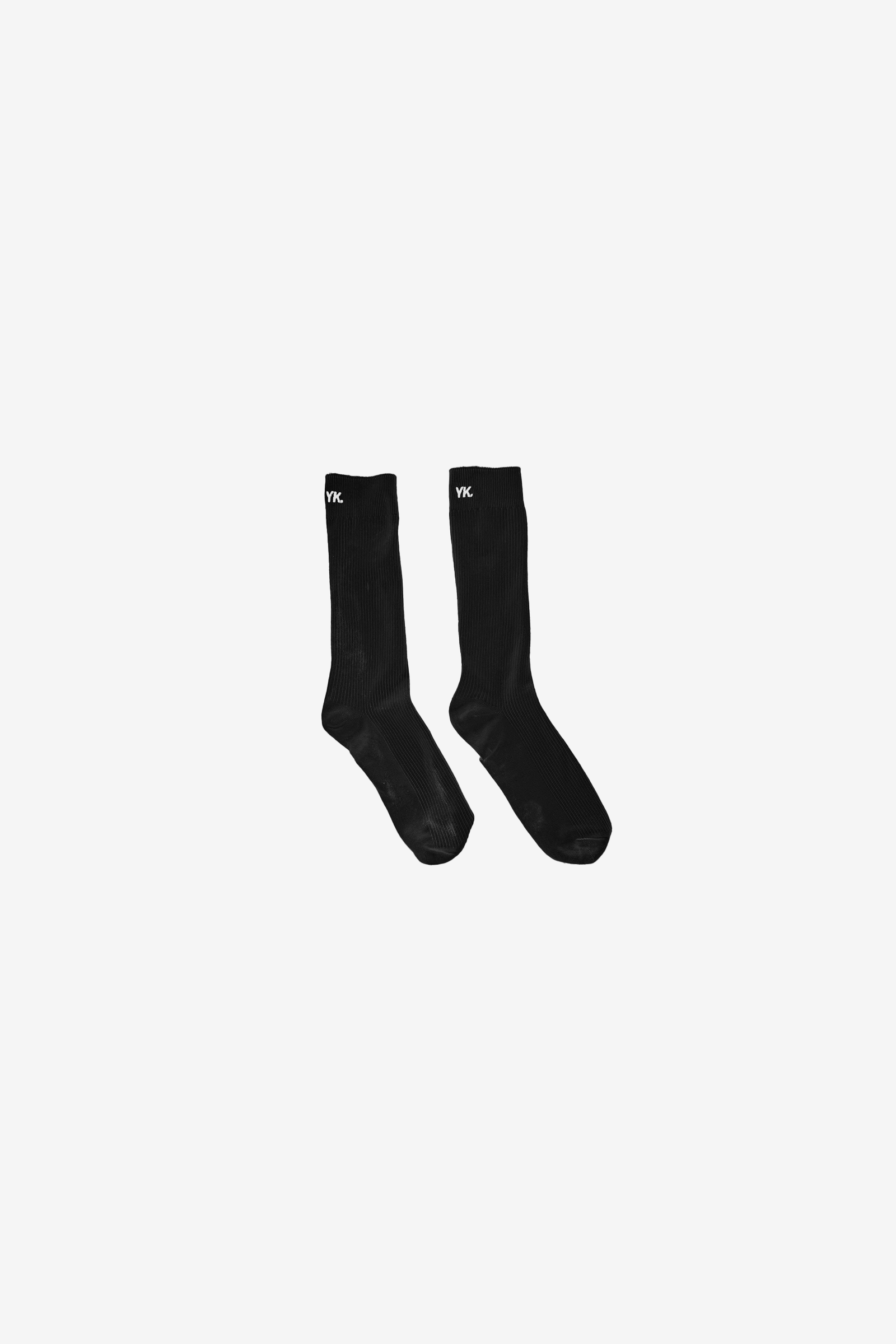 Ribbed Socks | BLACK