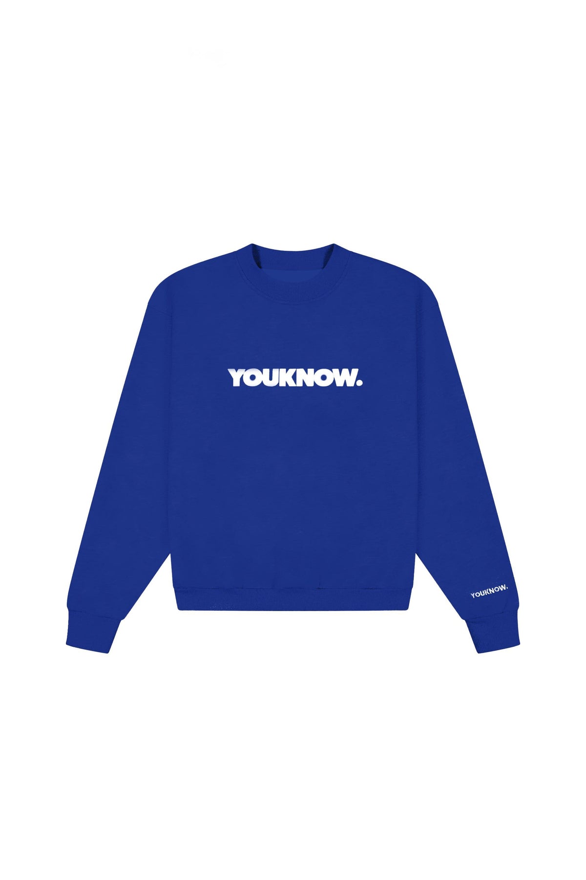 BLOCK CREWNECK | BLUE