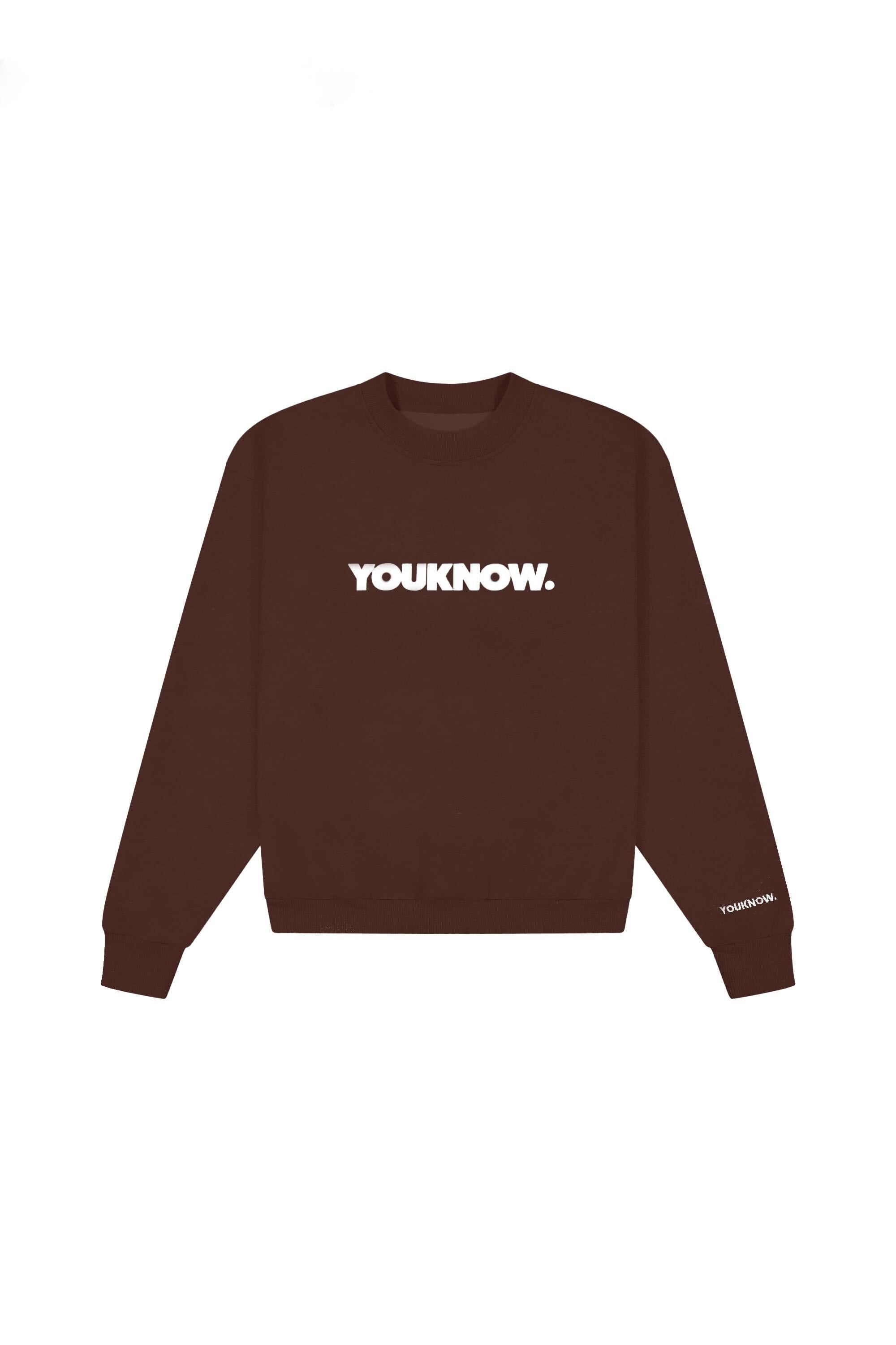 product image  BLOCK CREWNECK | BROWN