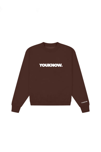 Block Crewneck | Brown