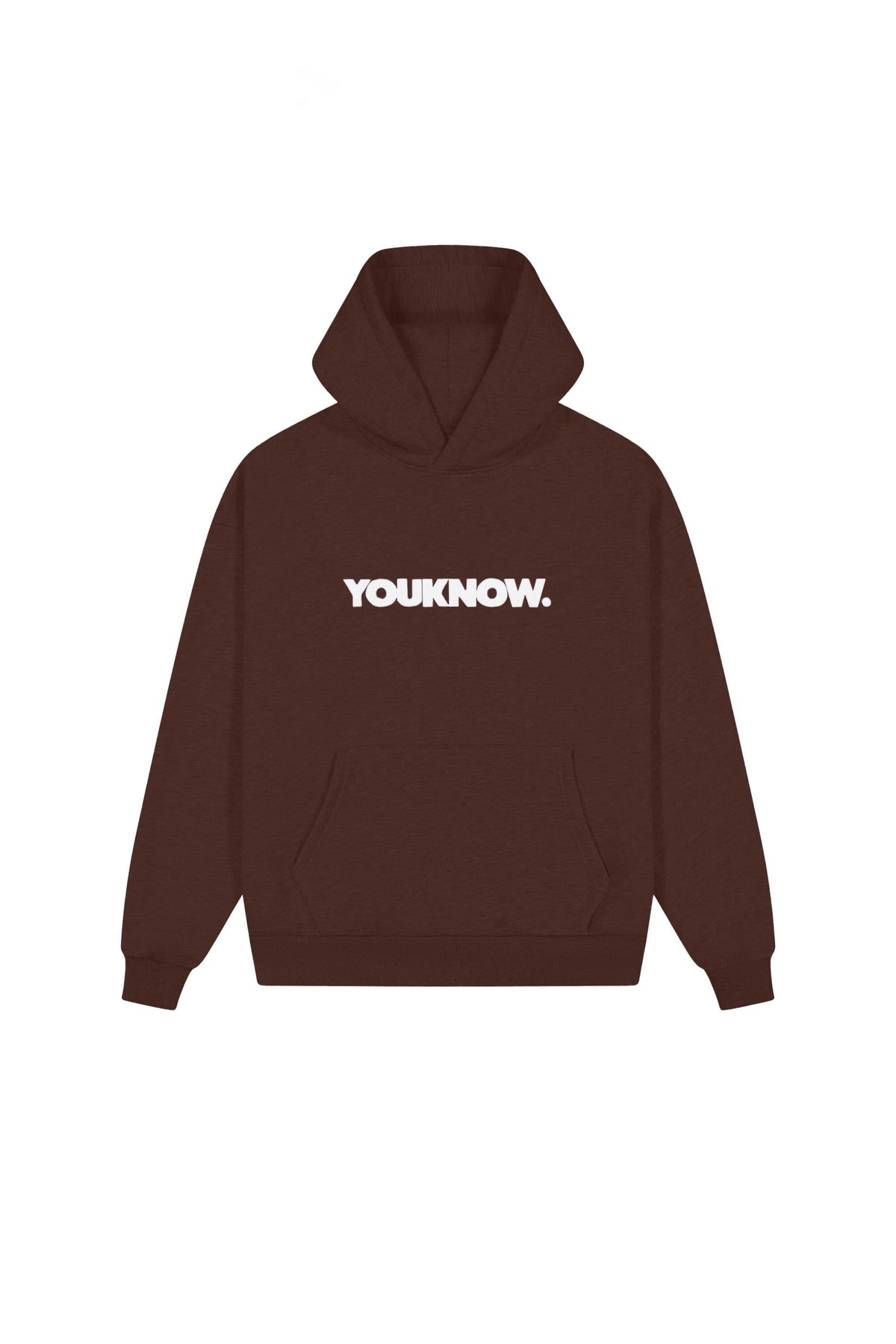 BLOCK HOODIE | BROWN