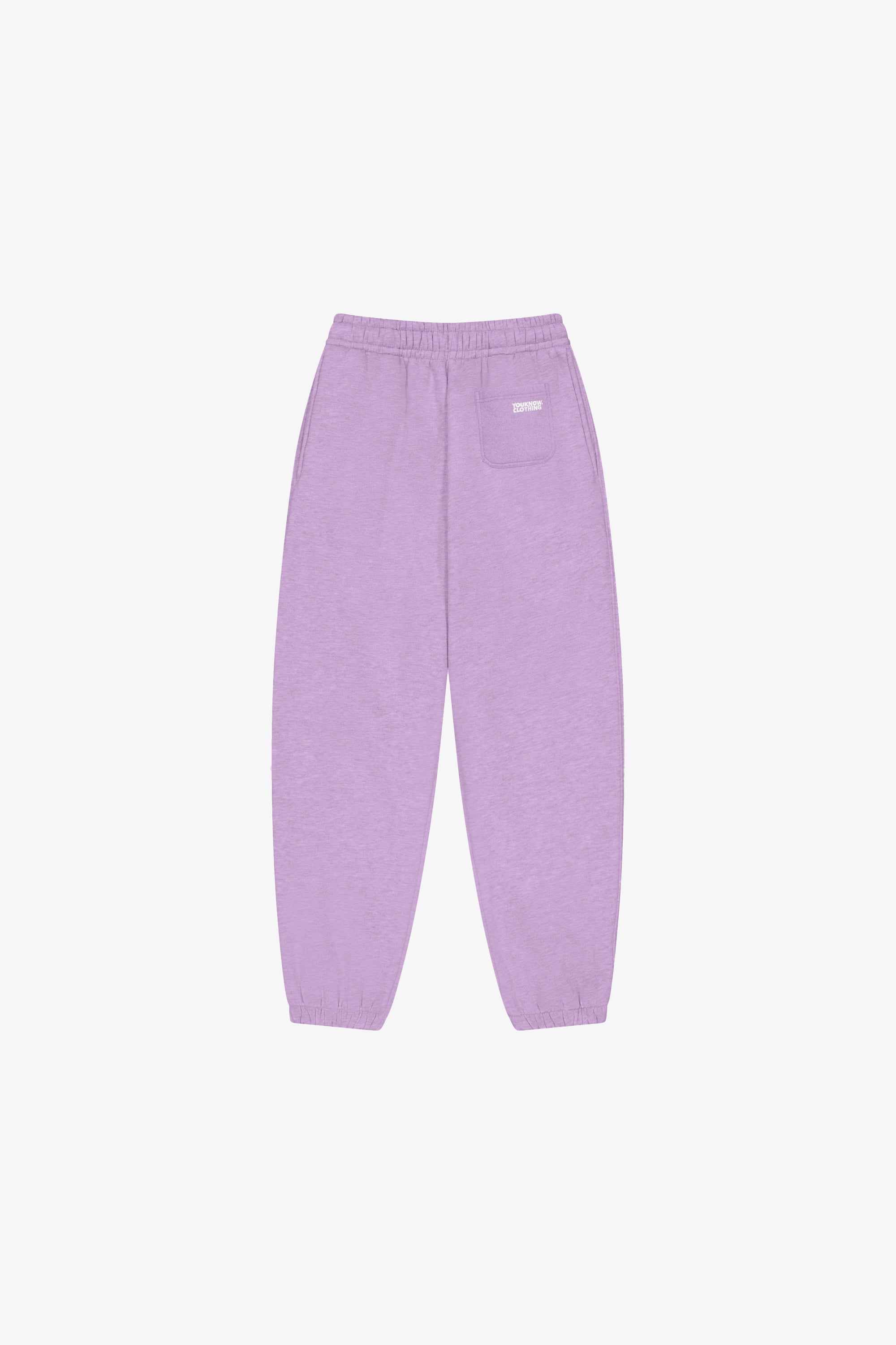 BLOCK CUFFED SWEATPANTS | LILAC