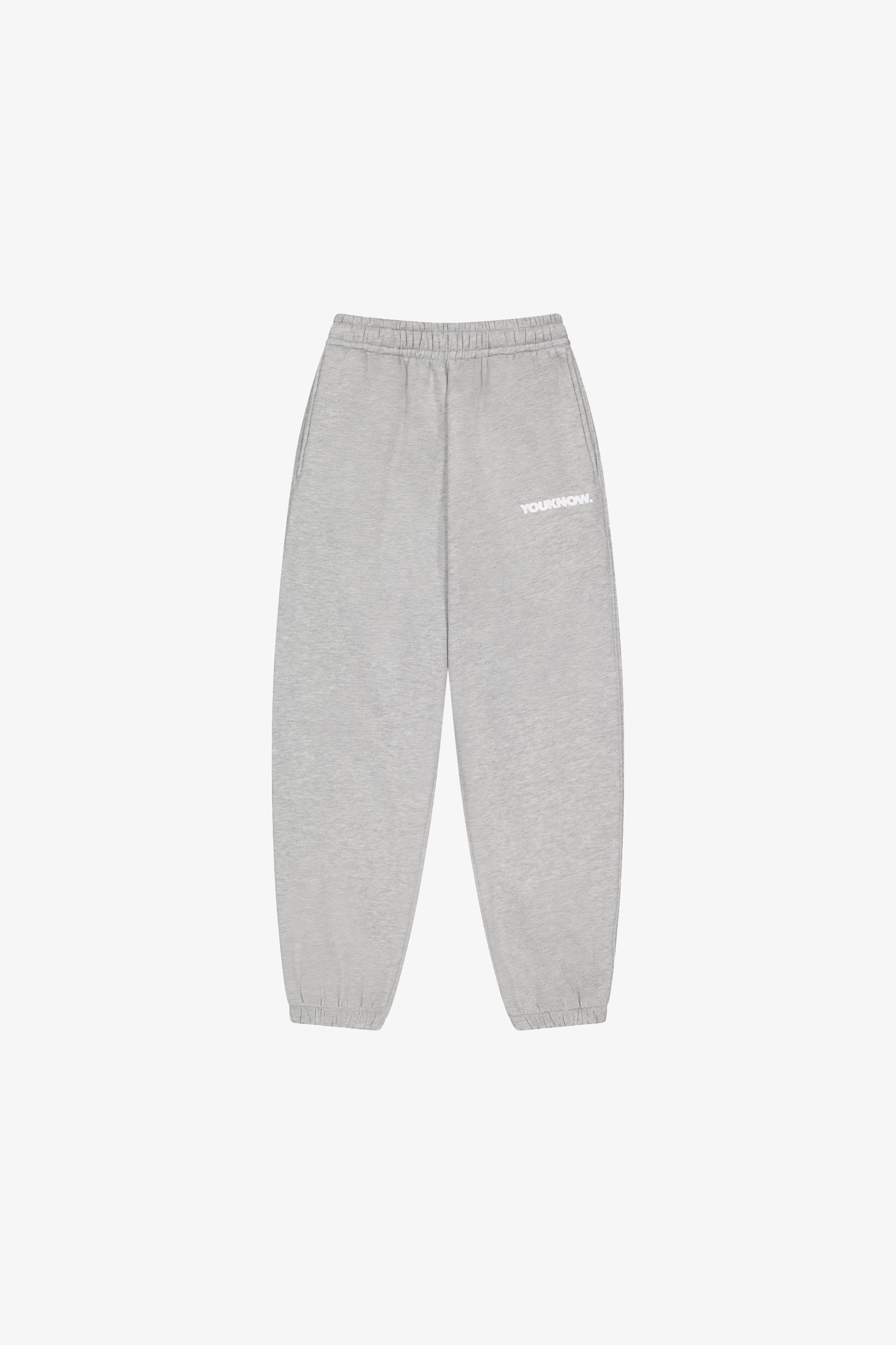 BLOCK CUFFED SWEATPANTS | GREY