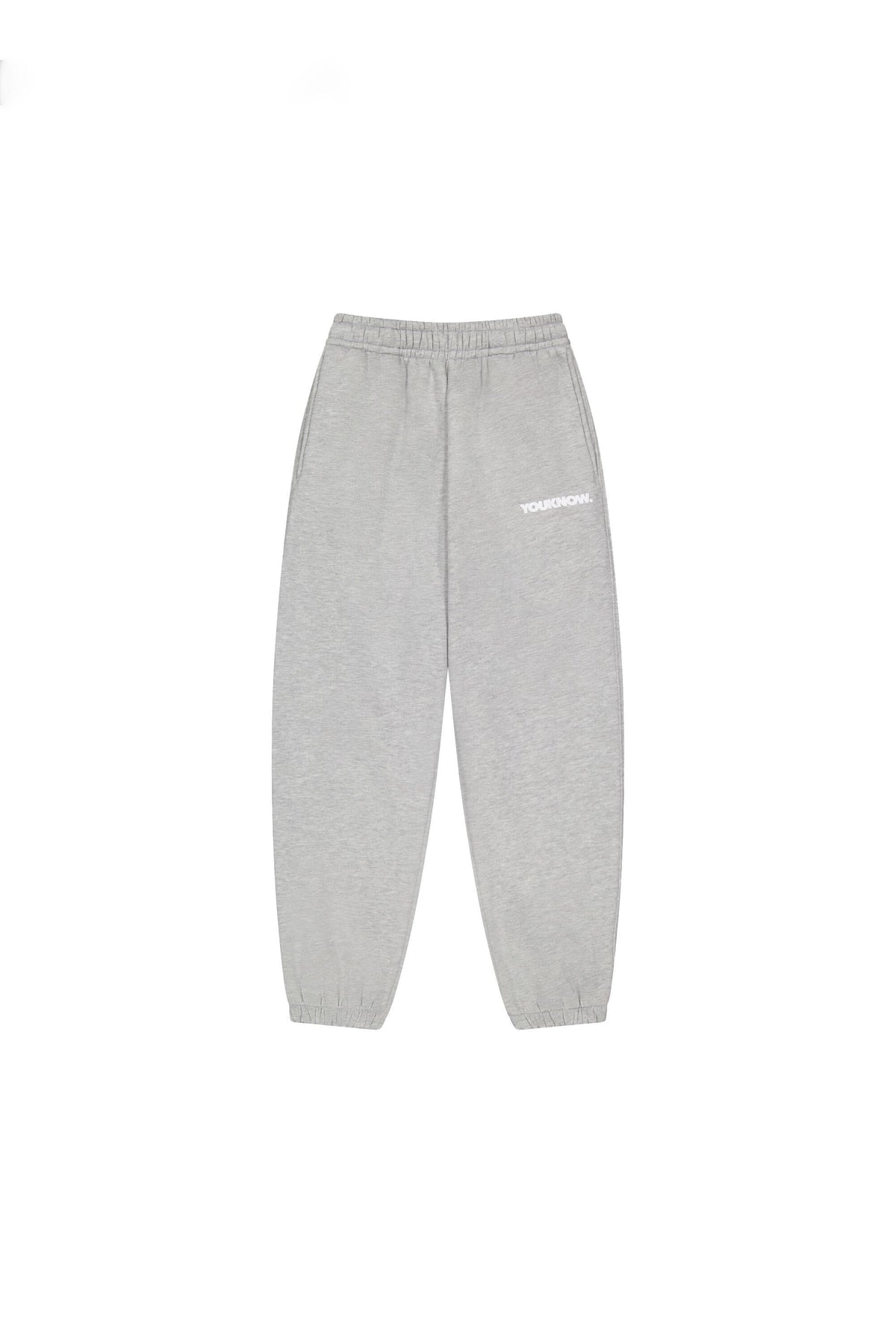 BLOCK CUFFED SWEATPANTS | GREY