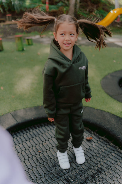 KIDS COSYSZN HOODIE | OLIVE