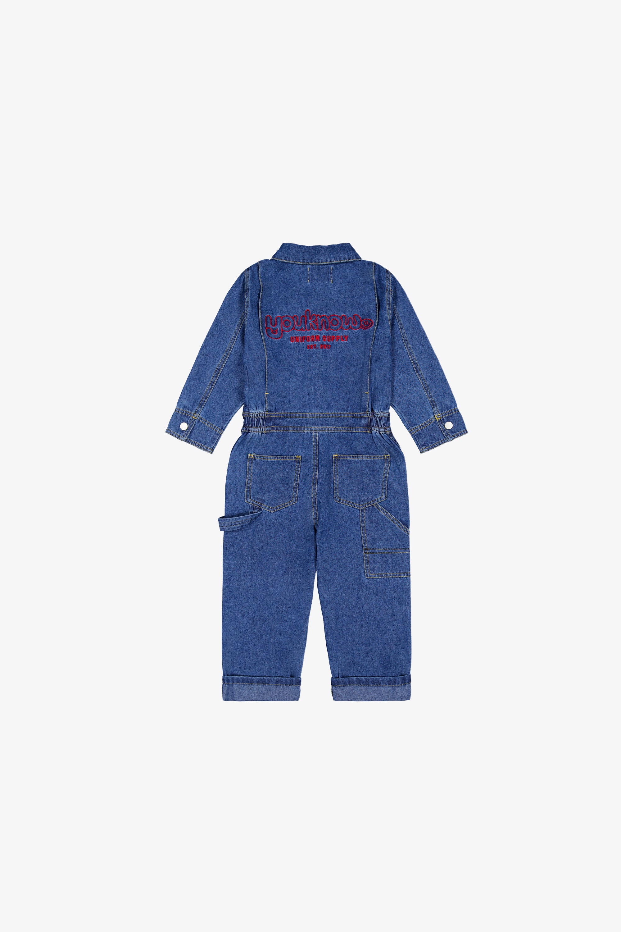 KIDS DENIM JUMPSUIT | DENIM