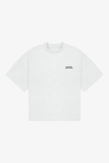 RUN IT BACK TEE - PIXLE | WHITE MARLE