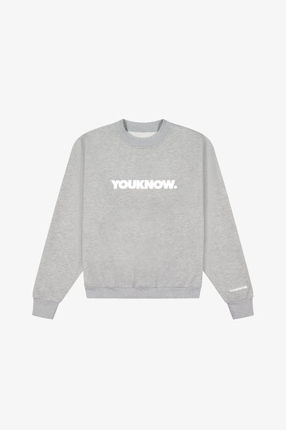 BLOCK CREWNECK | GREY