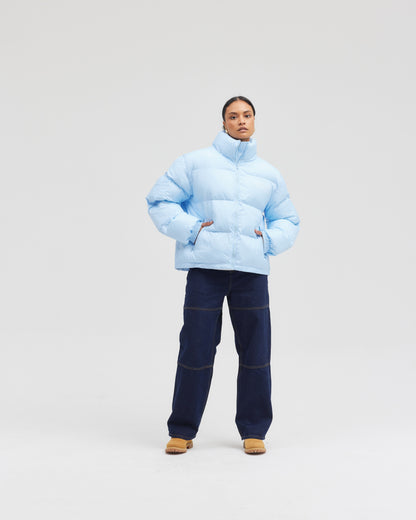 Puffer Jacket | Baby Blue