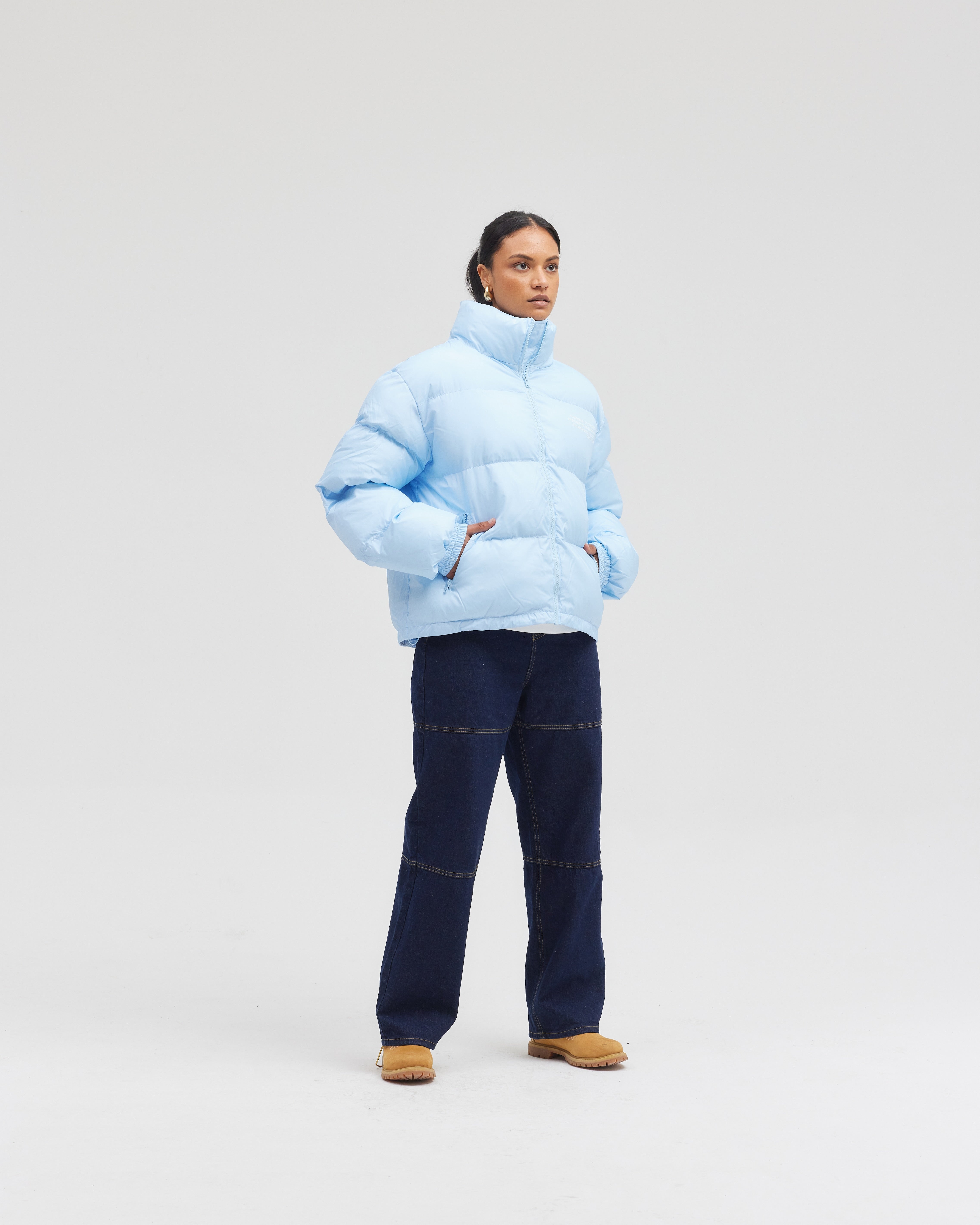 Puffer Jacket | Baby Blue