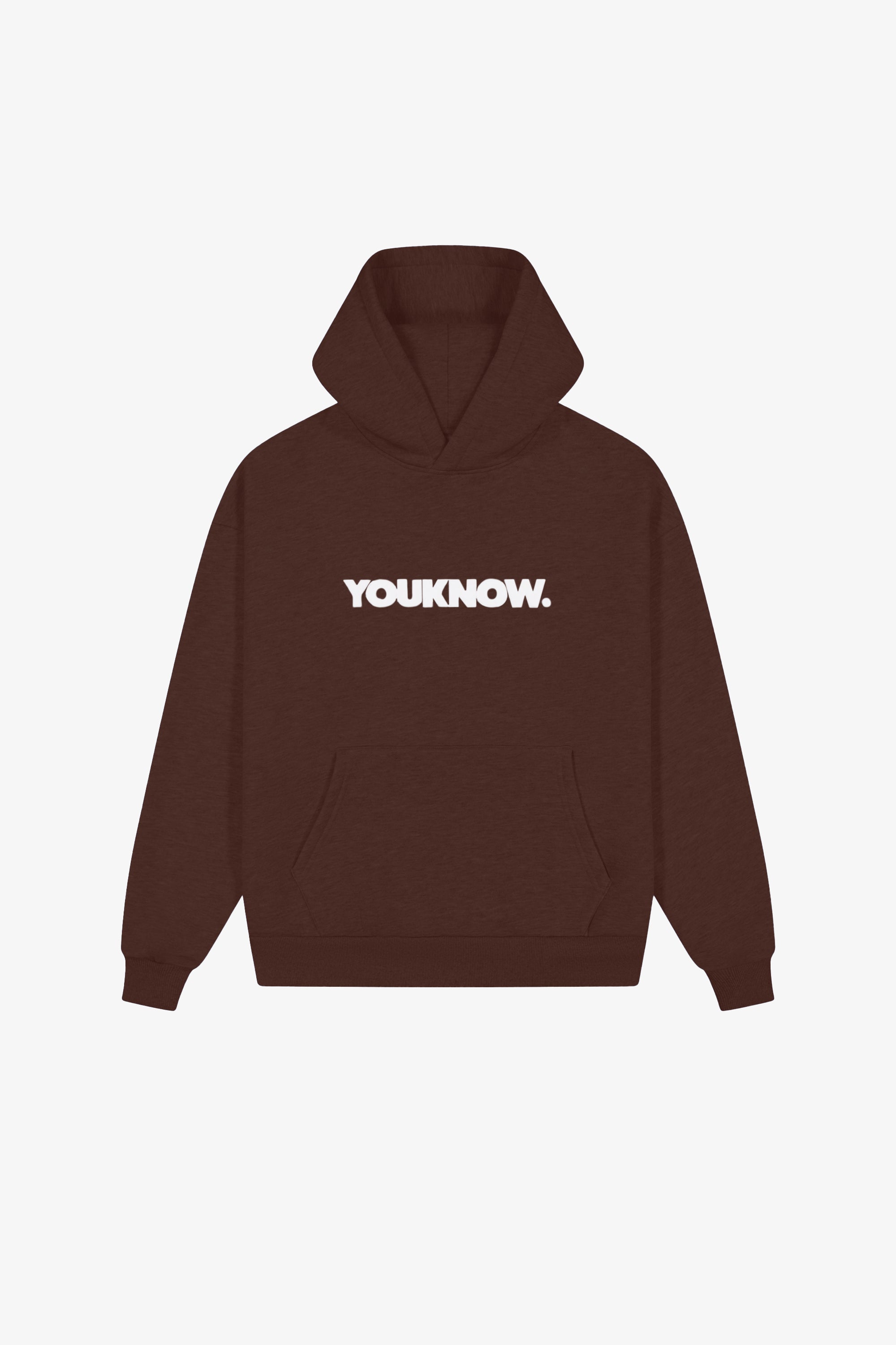 BLOCK HOODIE | BROWN