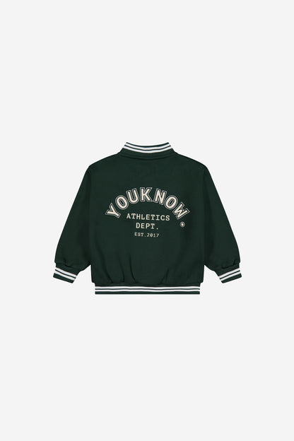 KIDS VARSITY JACKET | PINE