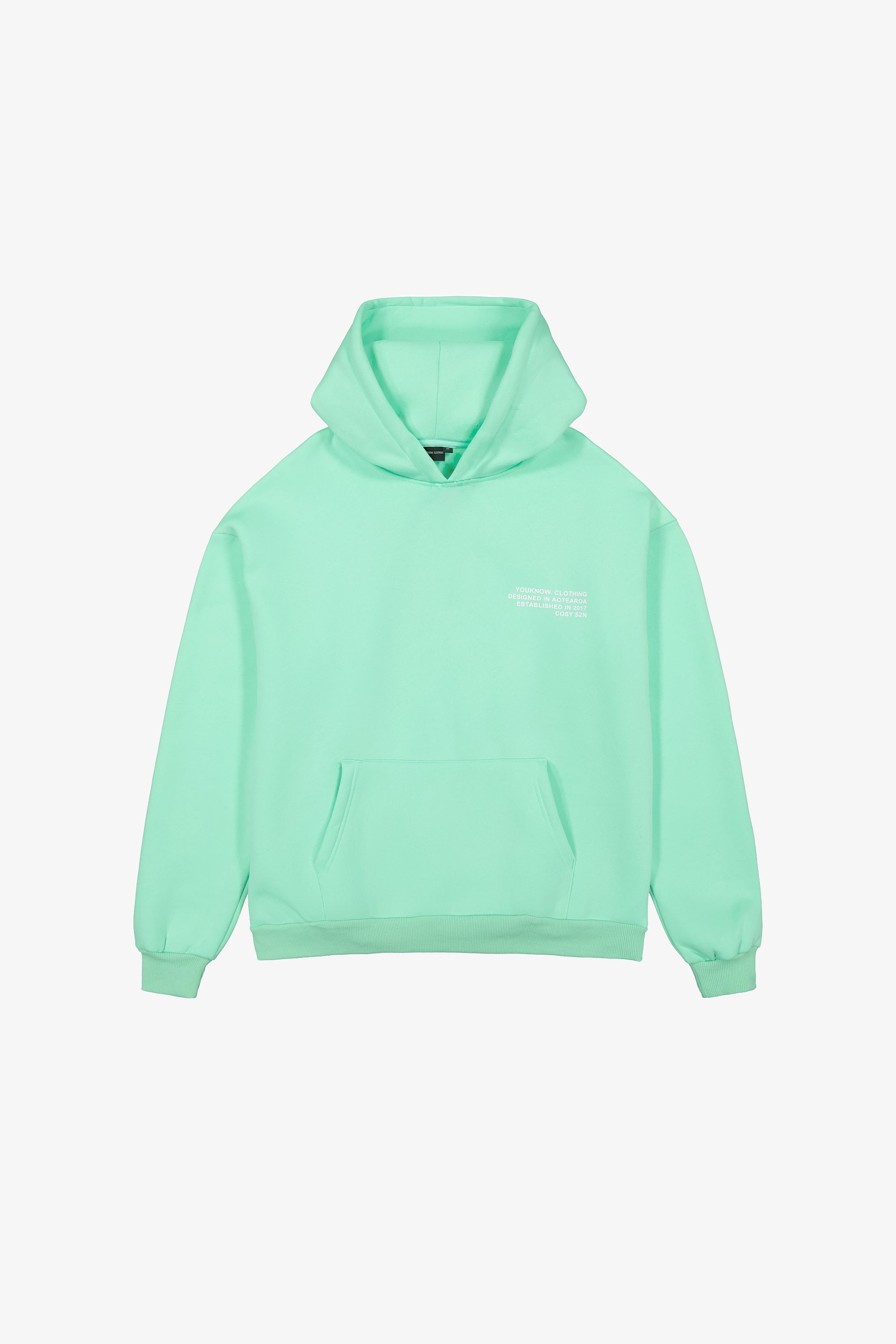 product image  KIDS COSYSZN HOODIE | MINT GREEN