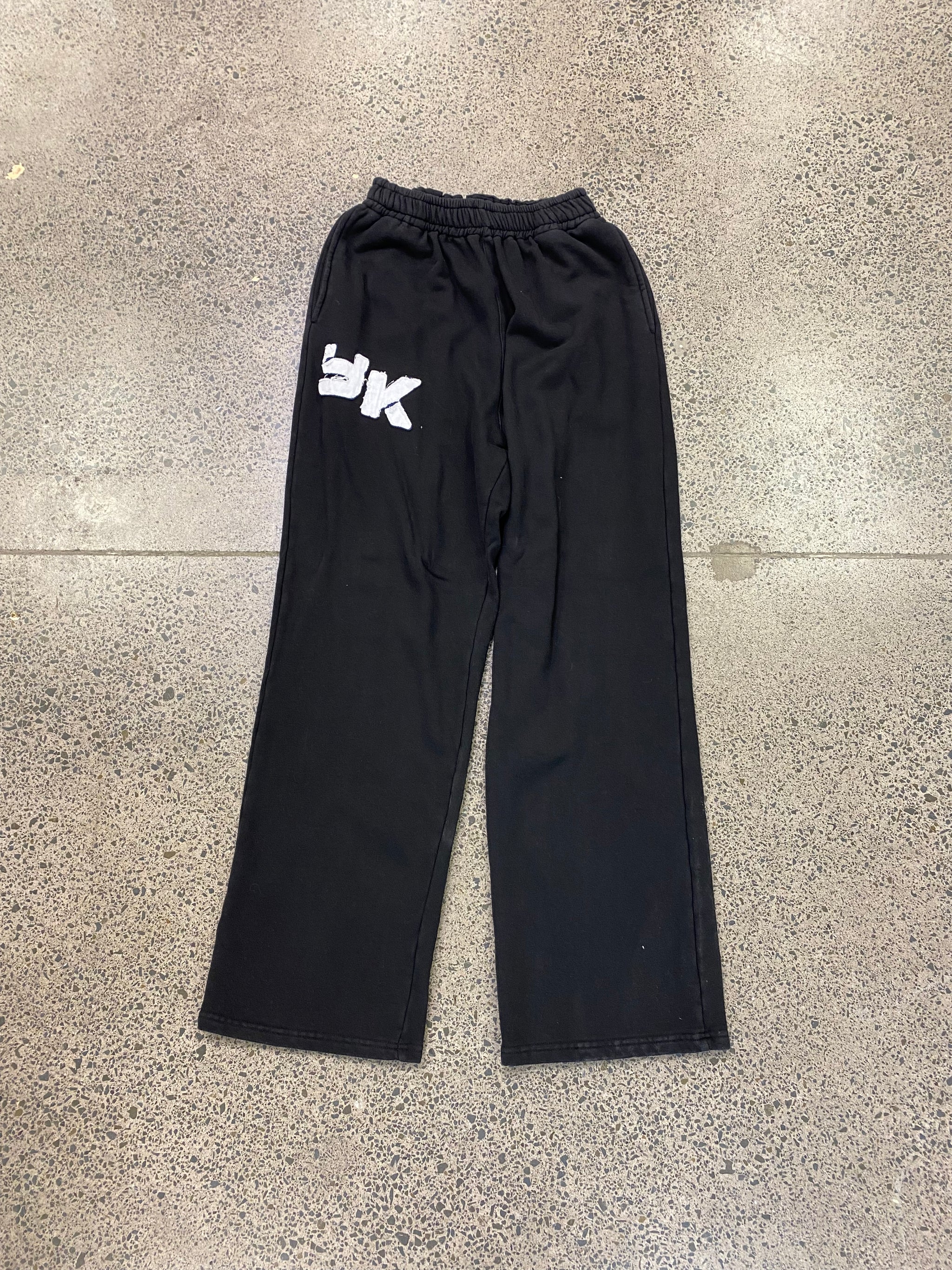 product image  DISTRESSED SAMPLE SWEATPANTS | BLACK