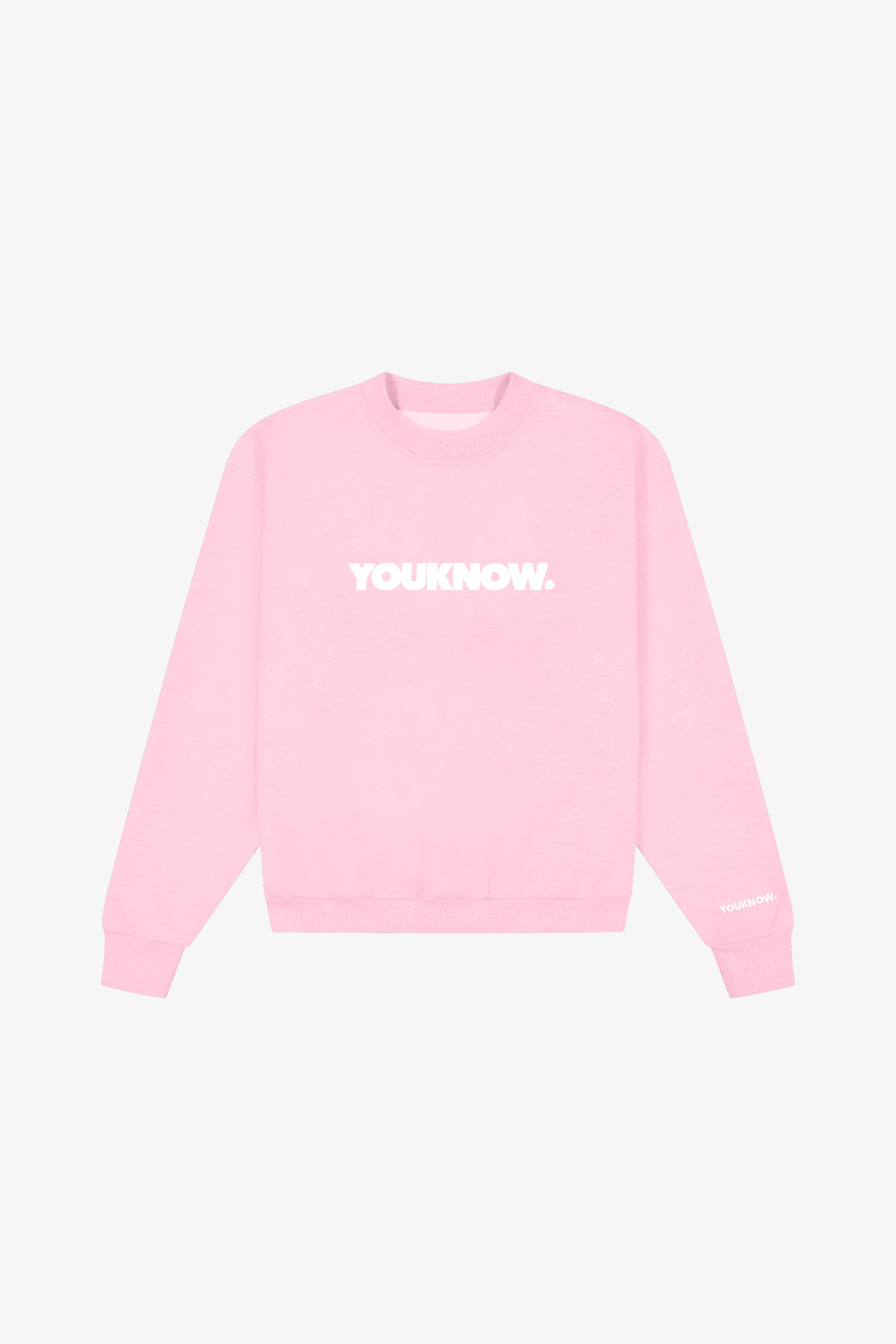 BLOCK CREWNECK | PINK