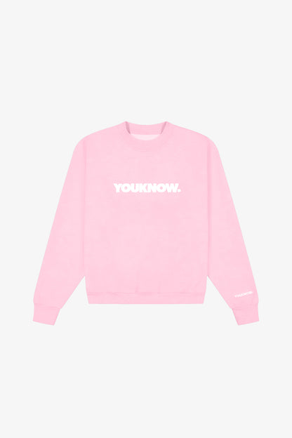 BLOCK CREWNECK | PINK