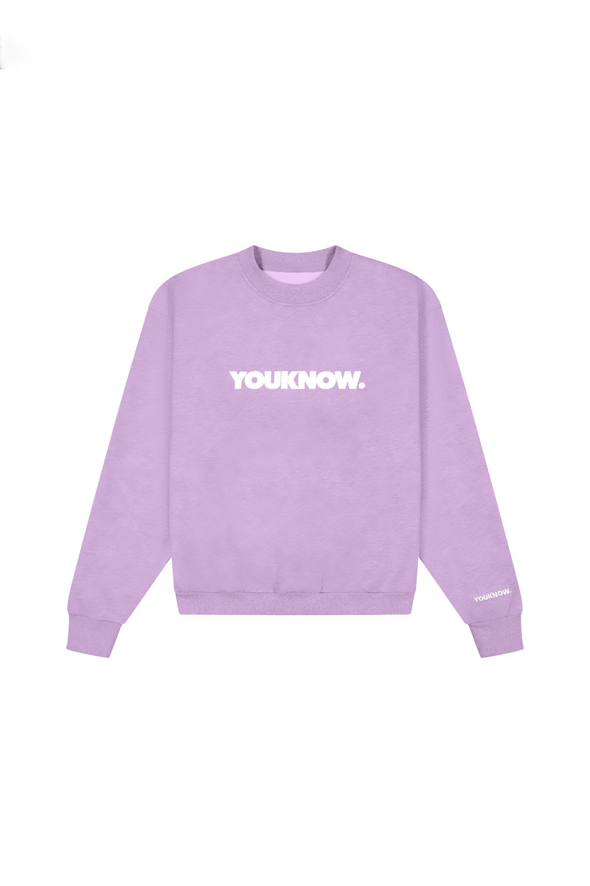 BLOCK CREWNECK | LILAC