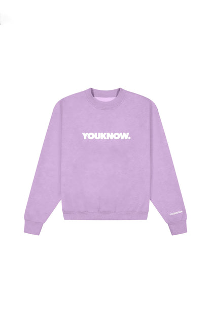 Block Crewneck | Lilac