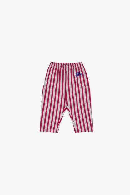 KIDS UNIFORM PANT | STRIPE | RED