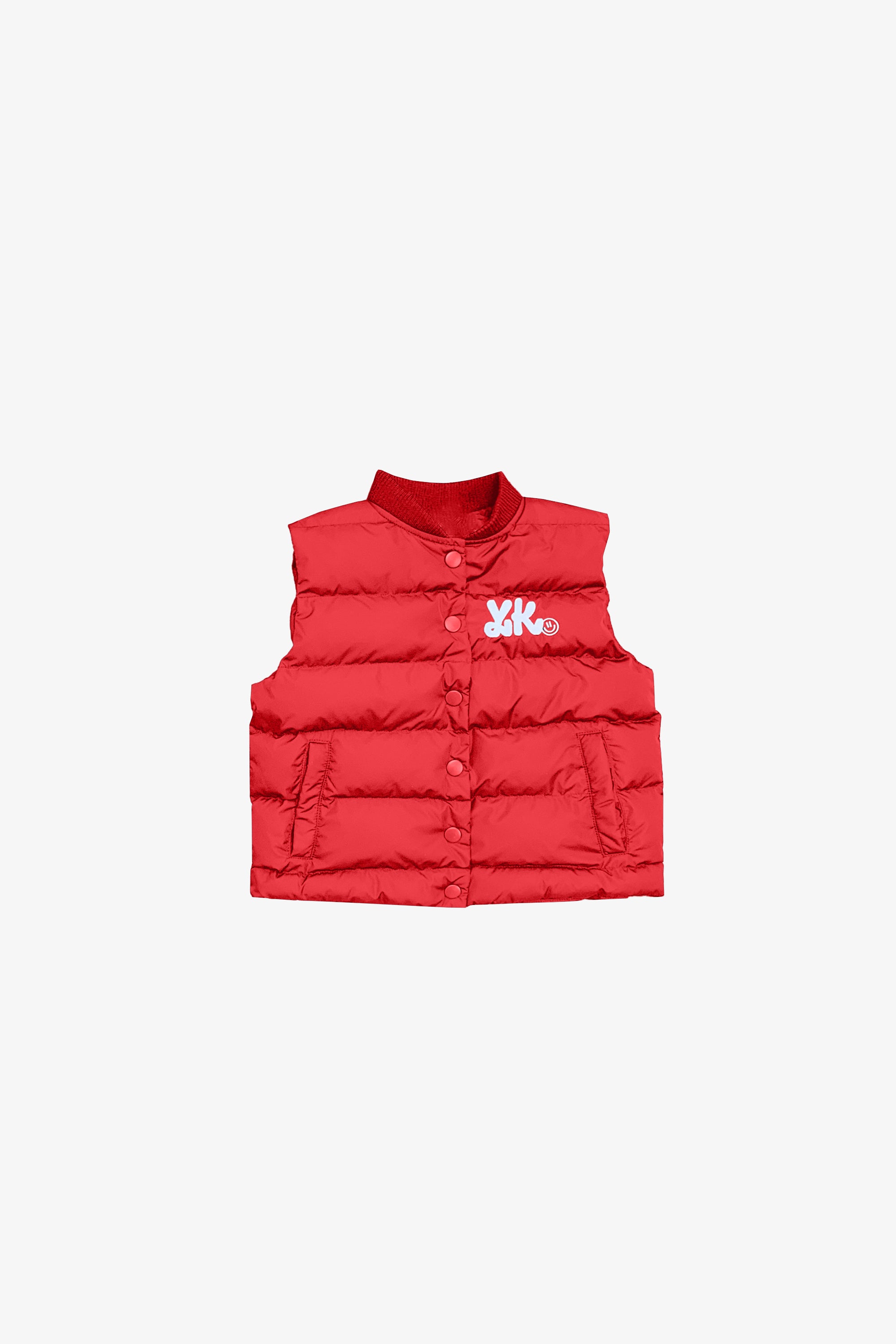 product image  KIDS PUFFER VEST | RED