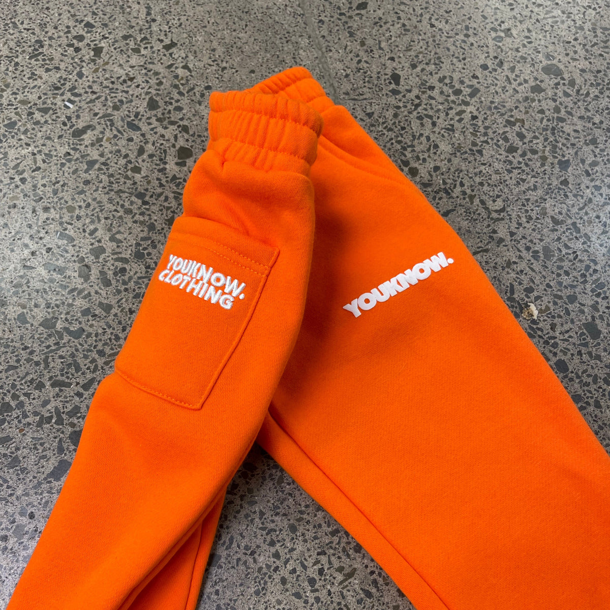 KIDS BLOCK SAMPLE PANTS | ORANGE