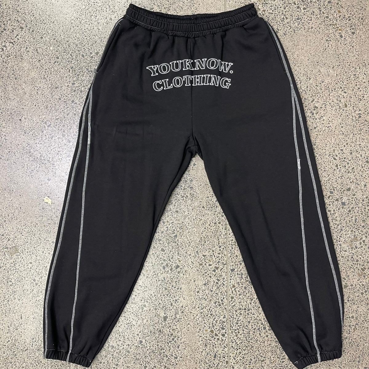 YK STITCH SWEATPANTS | BLACK