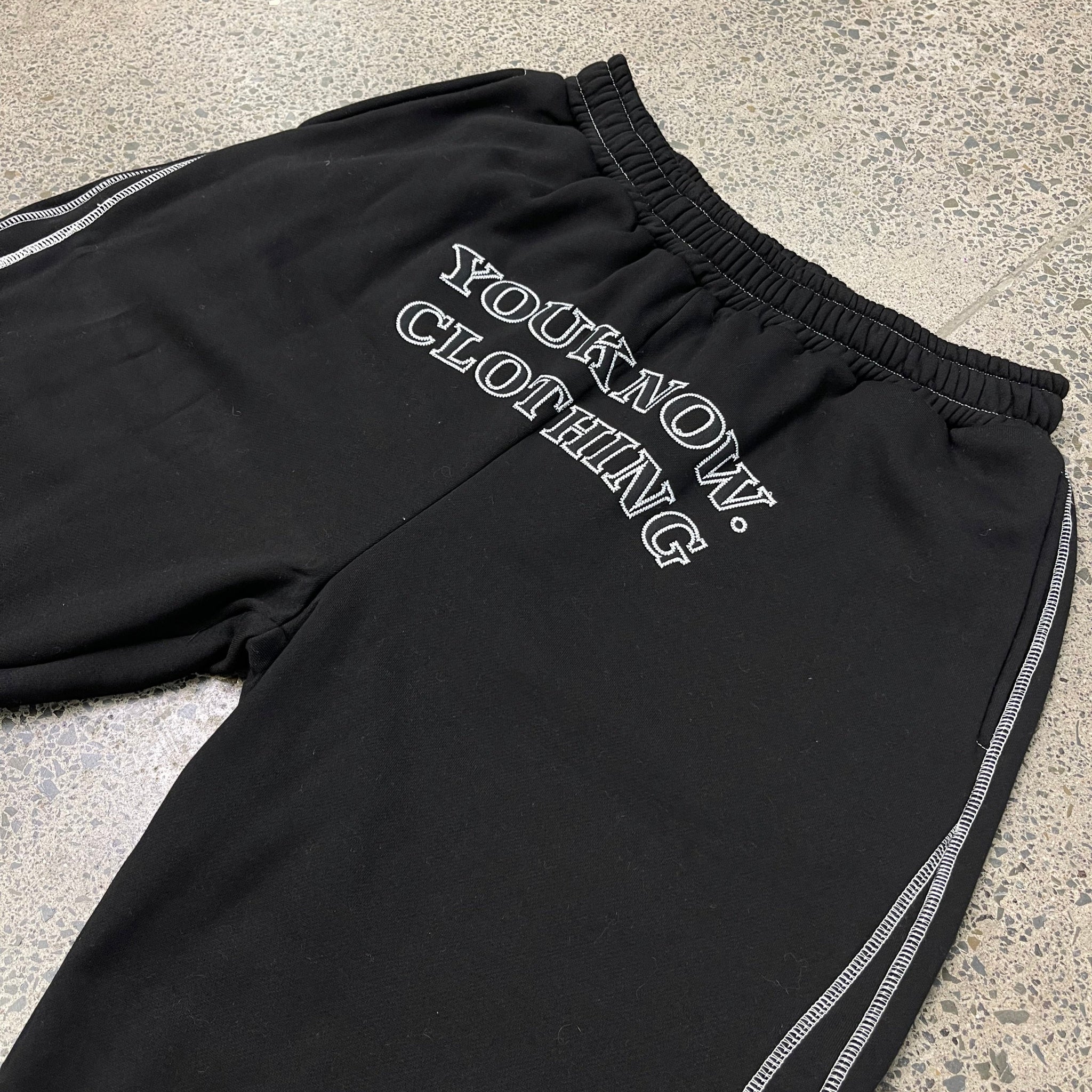 product image  YK STITCH SWEATPANTS | BLACK