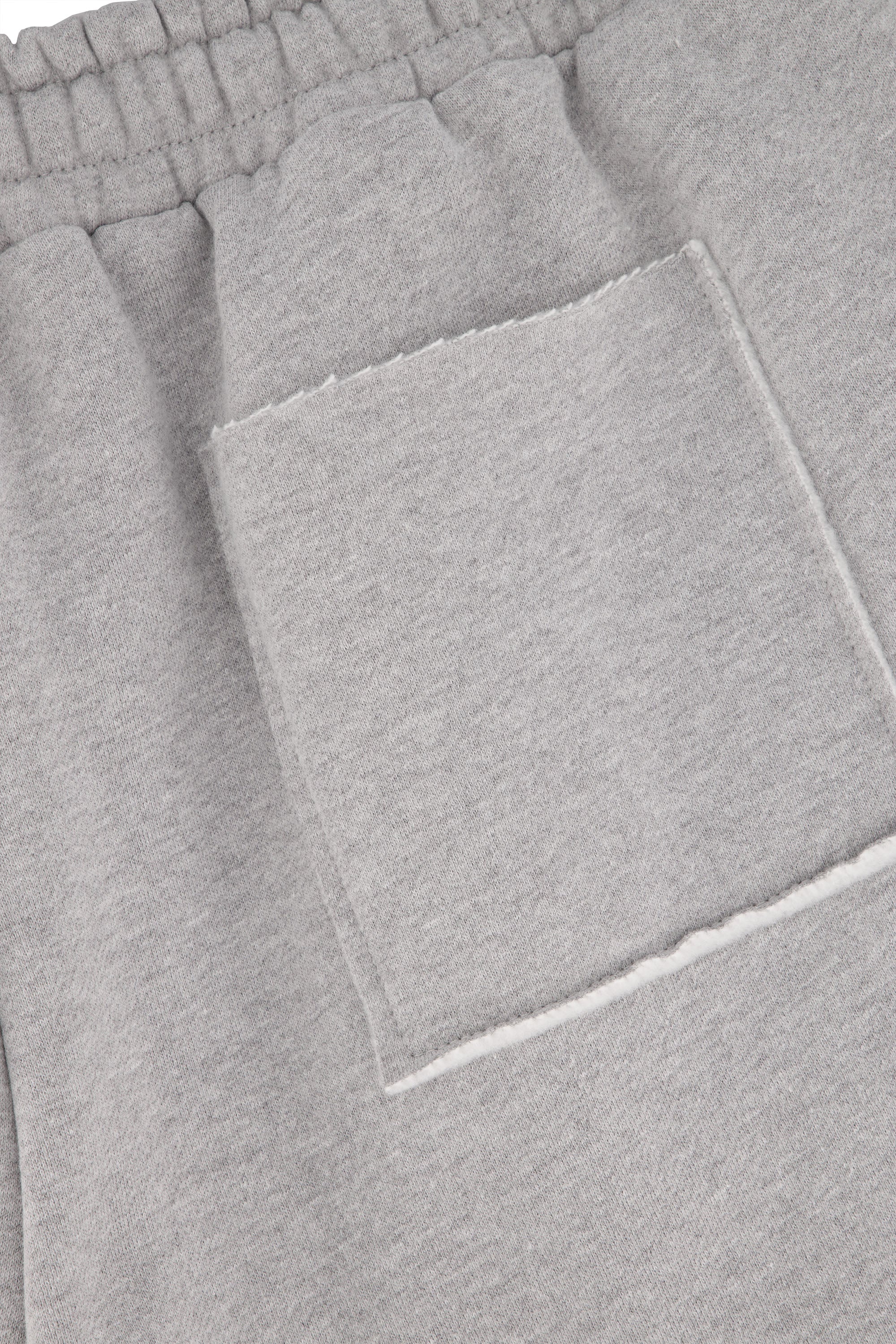 Exposed Seam Shorts | GREY