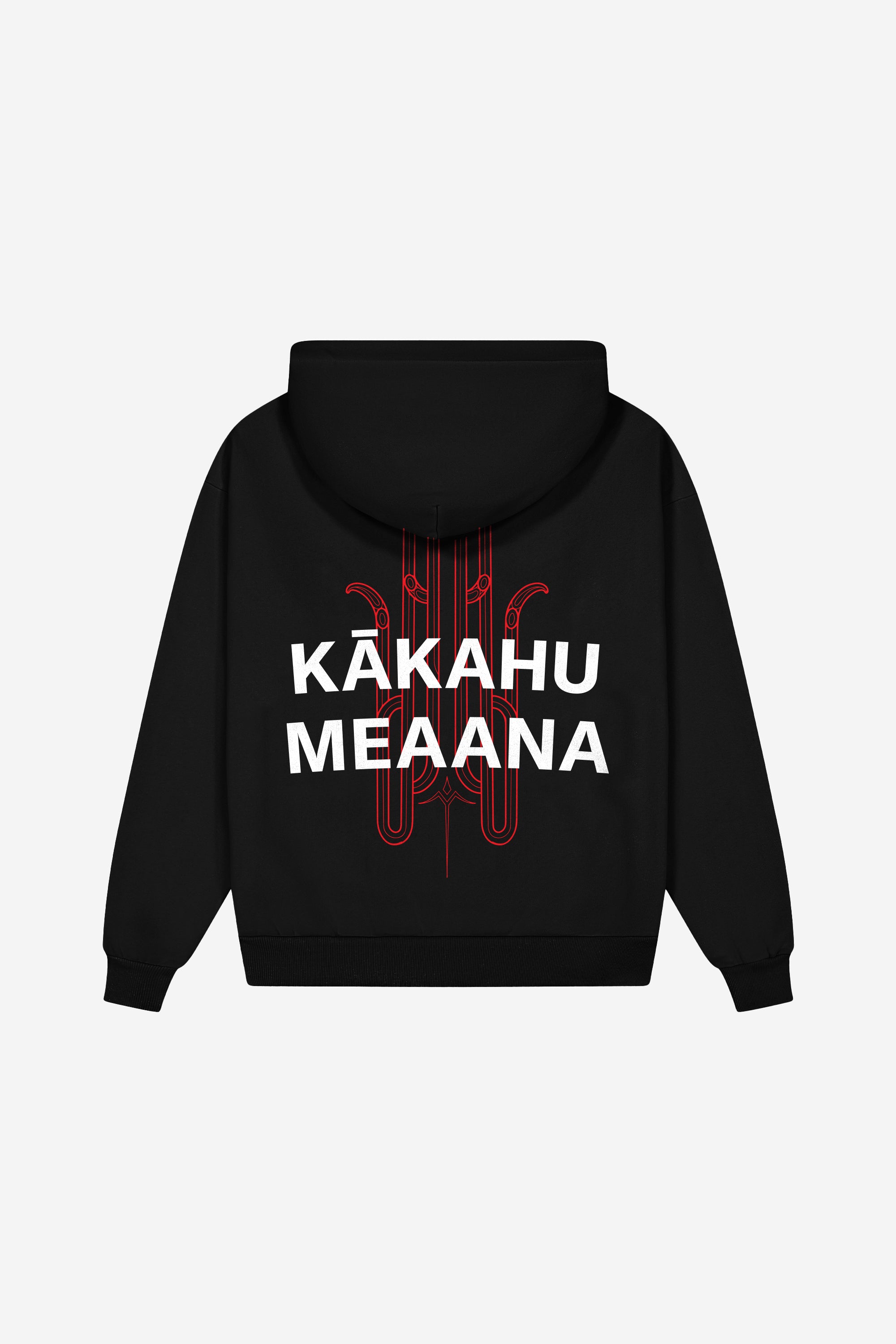 product image  TE REO COSYSZN HOODIE | BLACK