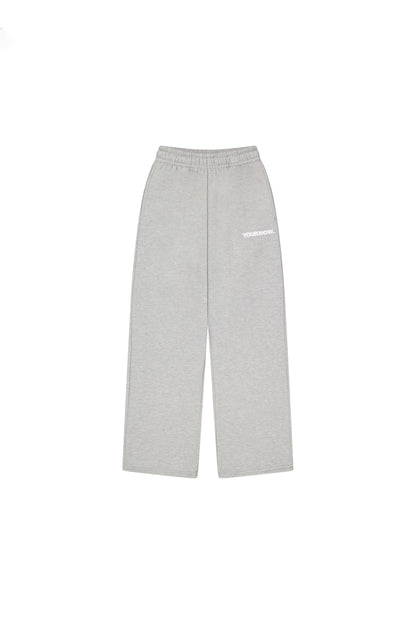 Block Wide-Leg Sweatpants | Grey