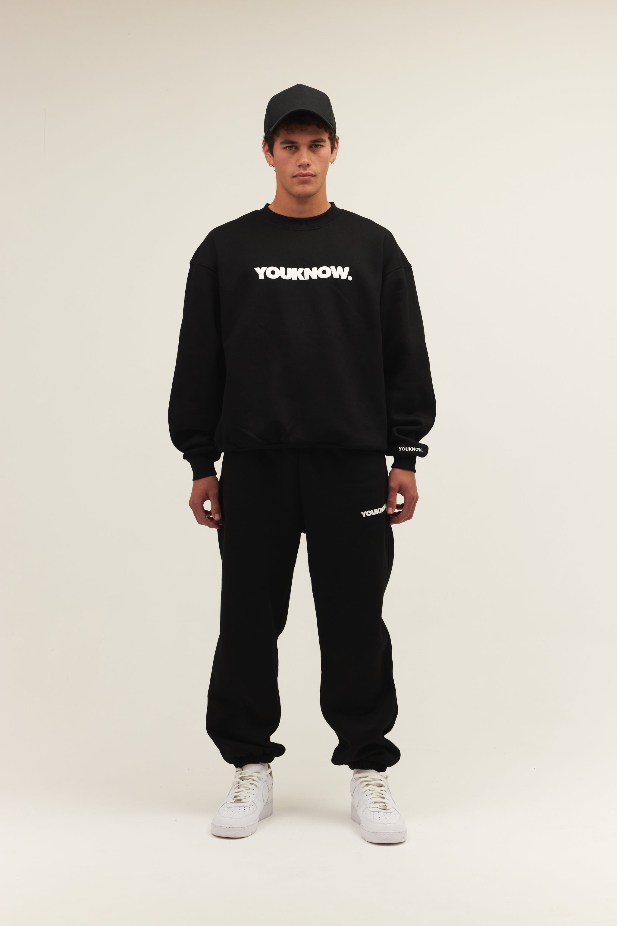 product image  BLOCK CREWNECK | BLACK