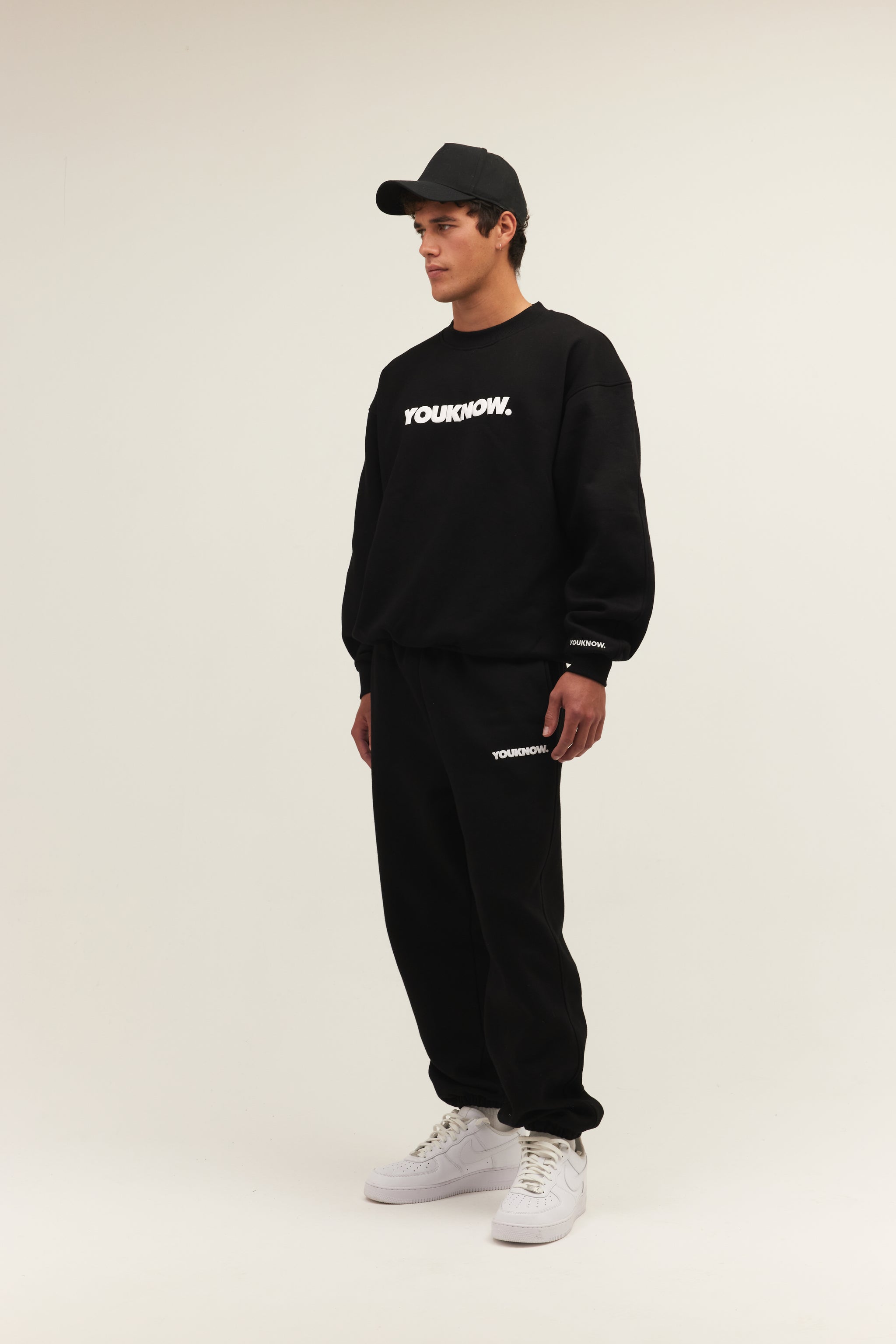 product image  BLOCK CREWNECK | BLACK