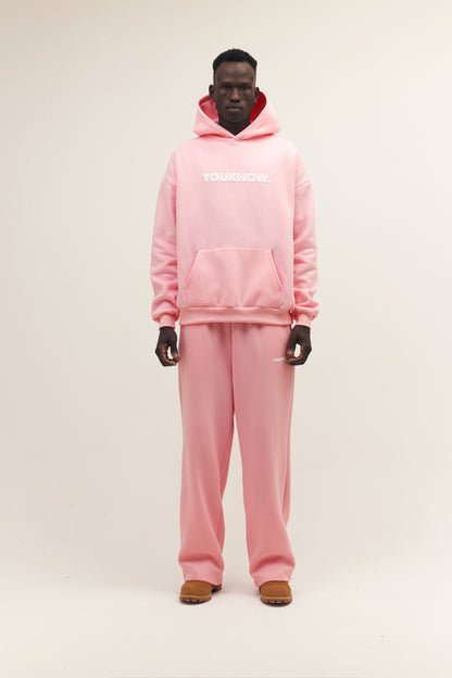 Block Hoodie | Pink