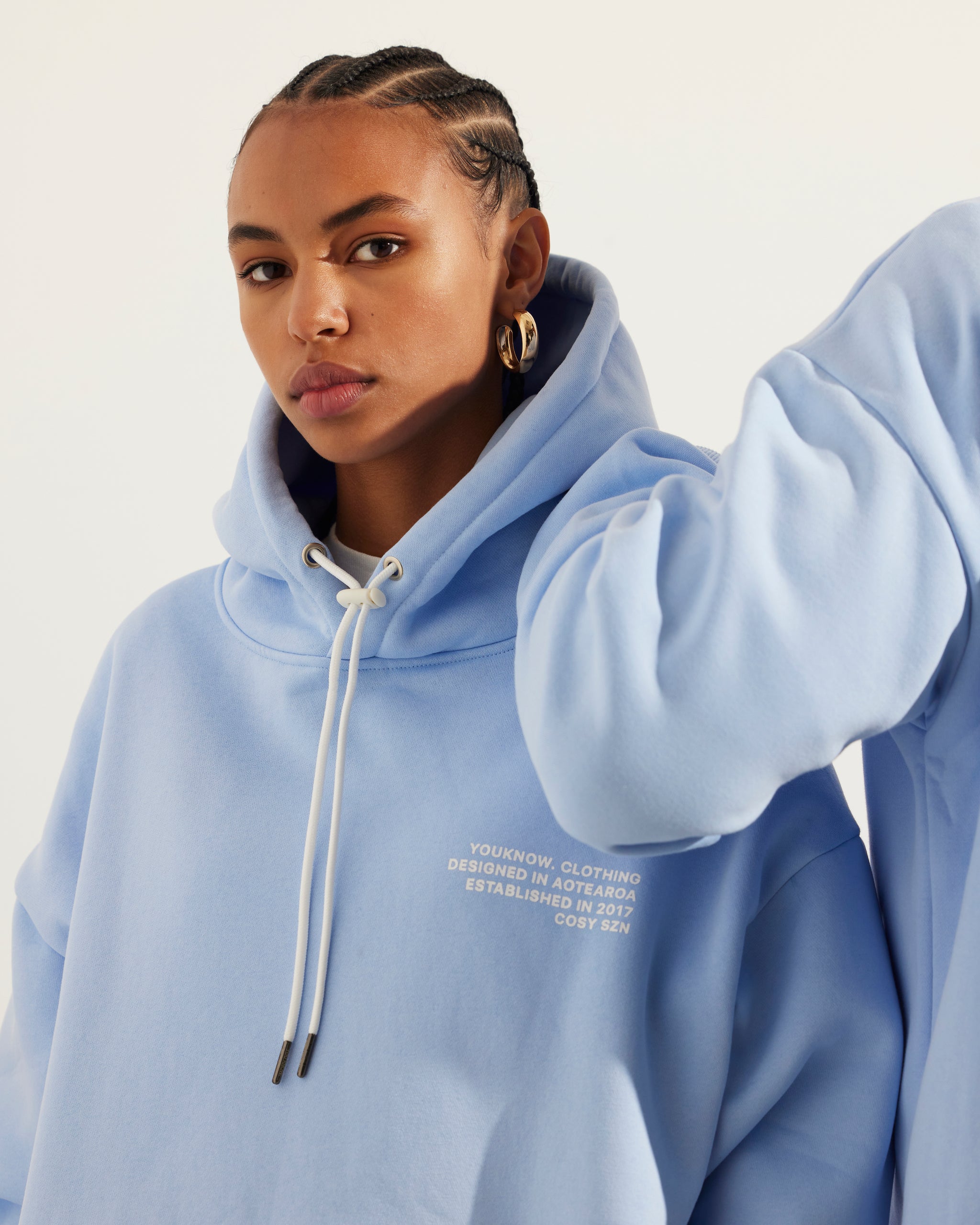 product image  COSYSZN HOODIE | BABY BLUE