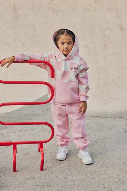 KIDS CHECKERS SET | Baby Pink