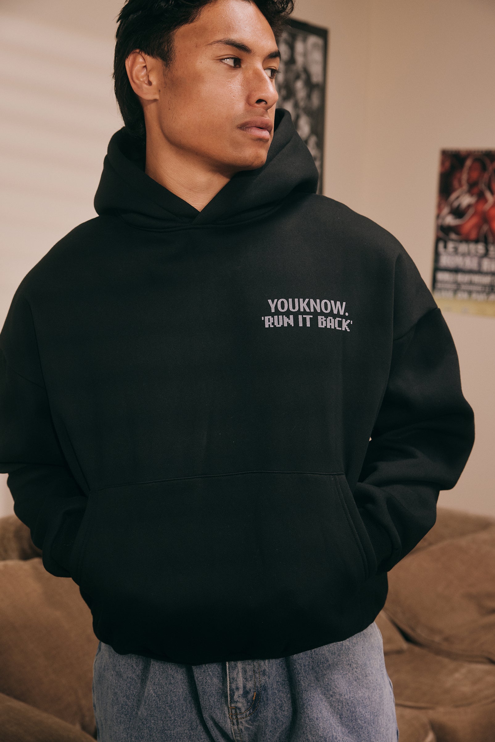 RUN IT BACK HOODIE | BRICK