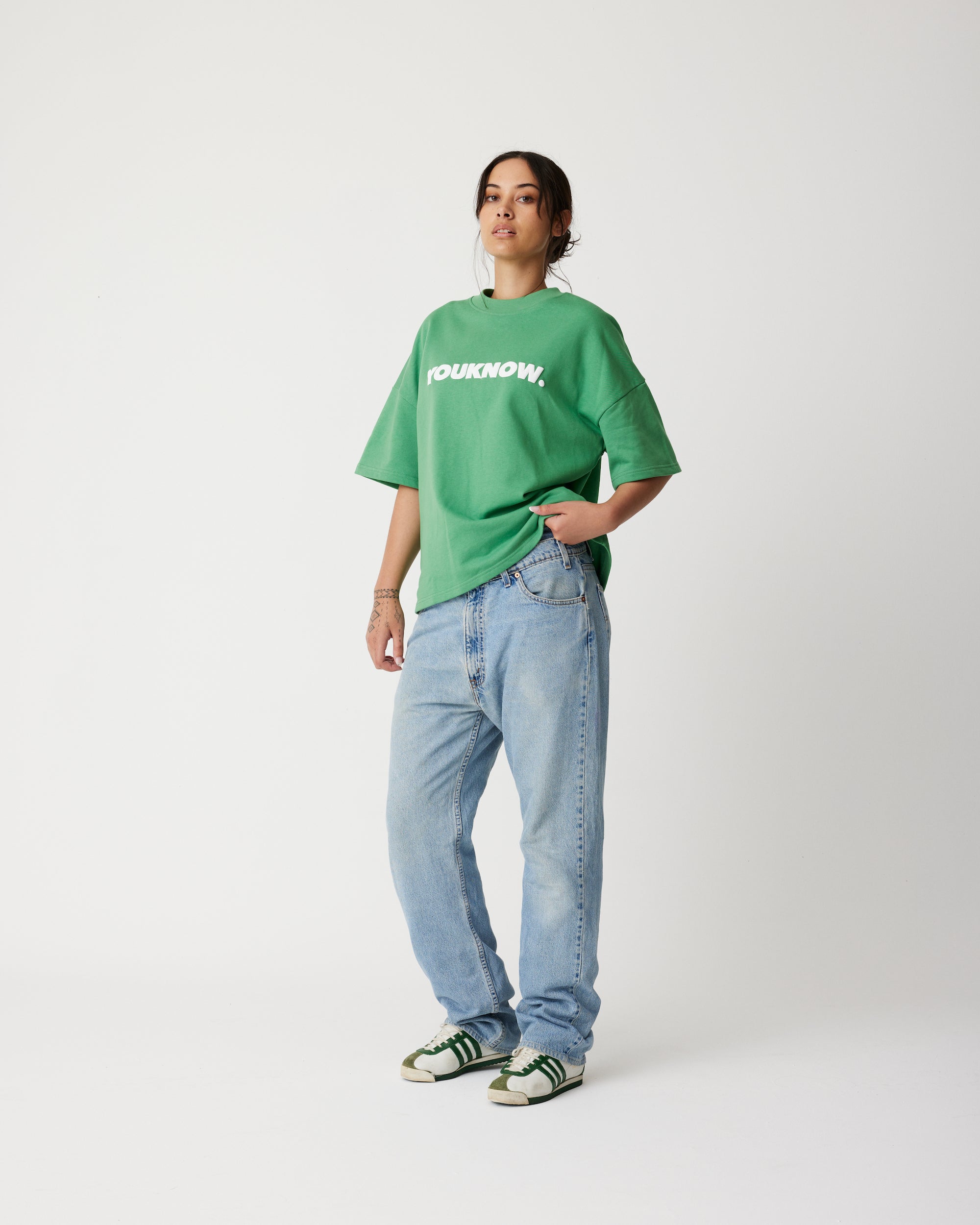 Block Tee | Green