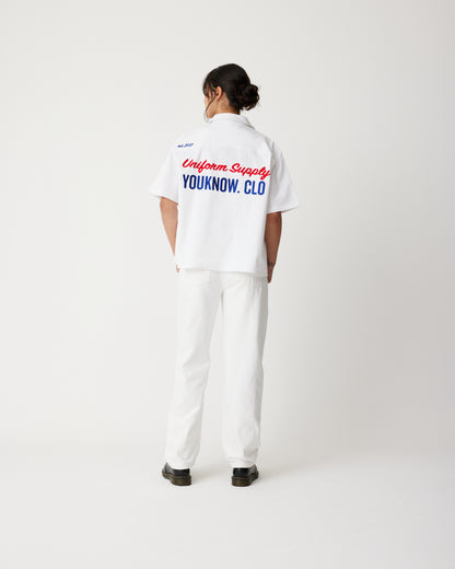 UNIFORM SUPPLY V2 SHIRT | PEARL WHITE