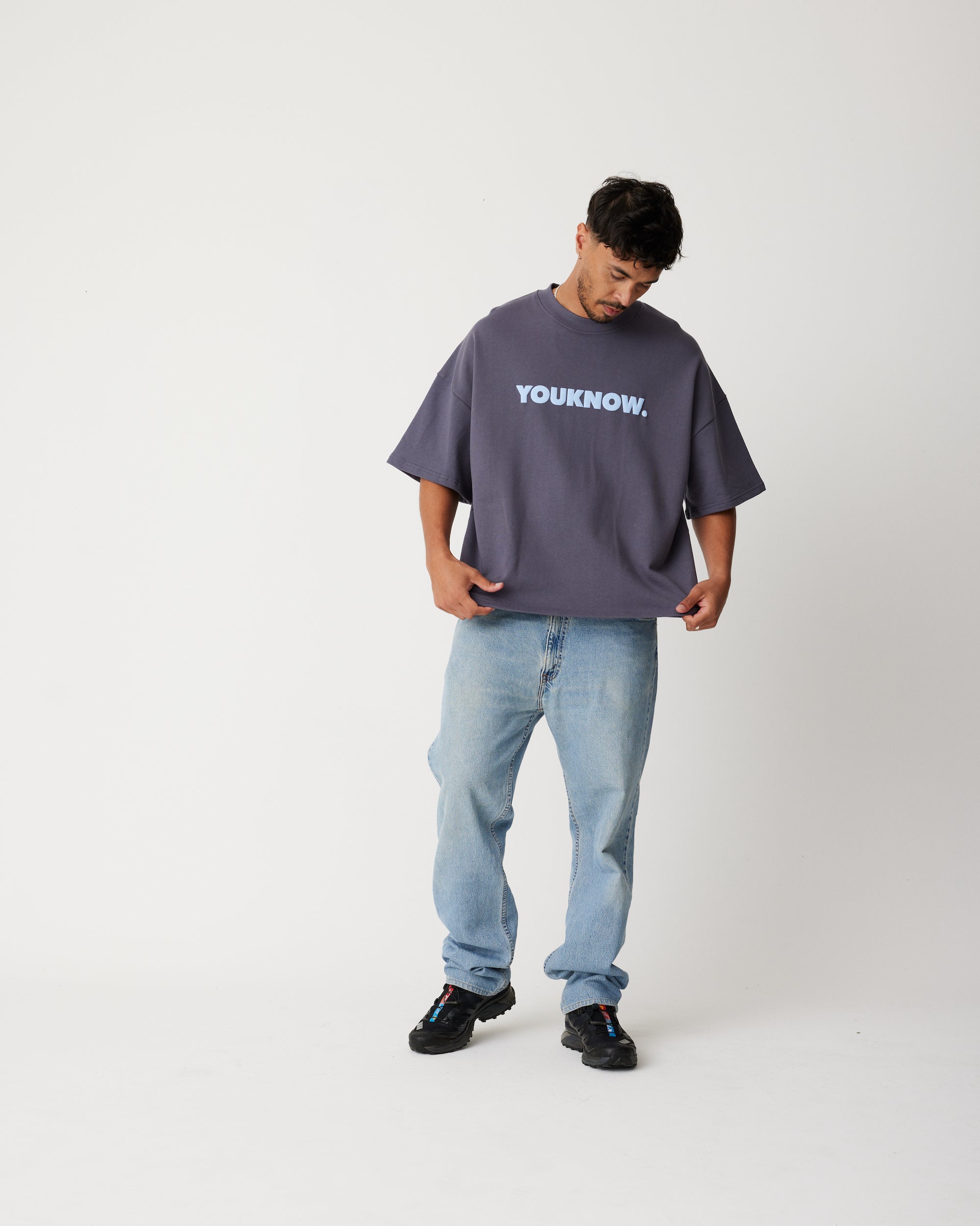 Block Tee | Slate